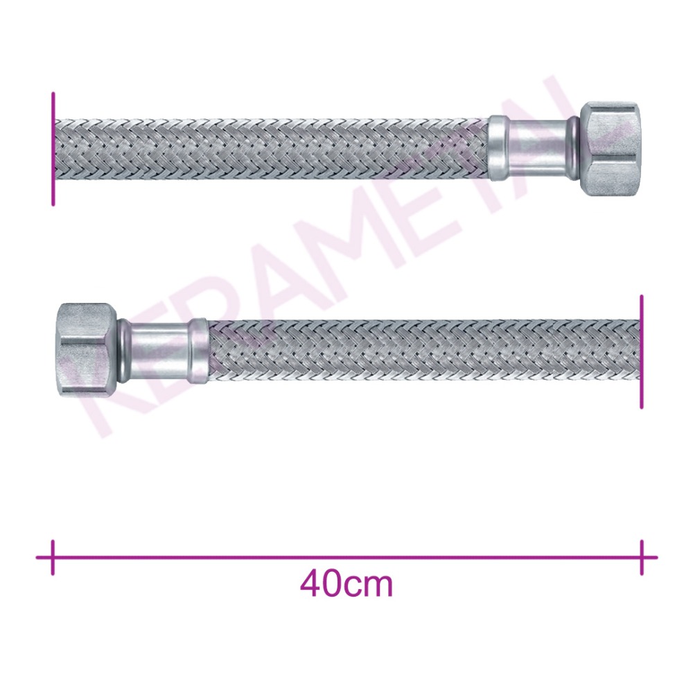 Remer Brinoks FX 3/8 3/8 FF x 40 inox