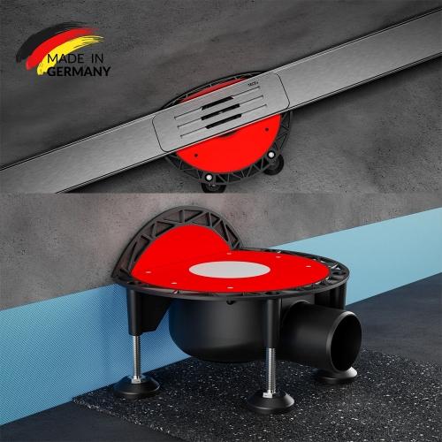 Tece Lineo tuš kanalica set l 1000 mm 15301100
