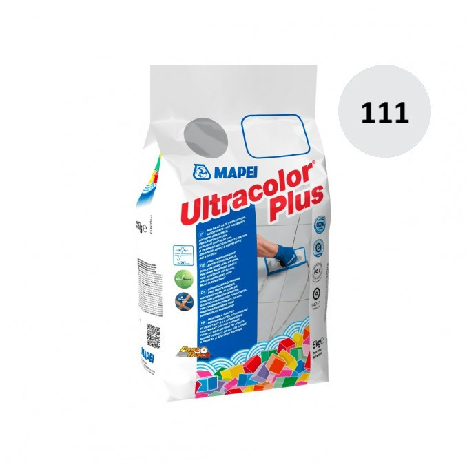 Mapei Ultracolor Plus 111 Srebrno Siva 5 kg