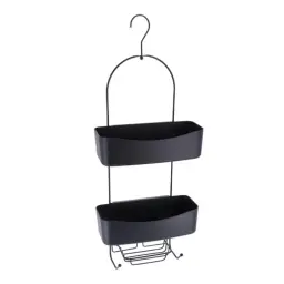 Tendance Metalna polica za TUŠ SA 2 KORPE I DRŽAČEM SAPUNA 28X14X69CM METAL/PLAS