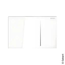 Geberit tipka Sigma 70 belo staklo 115.620.SI.1