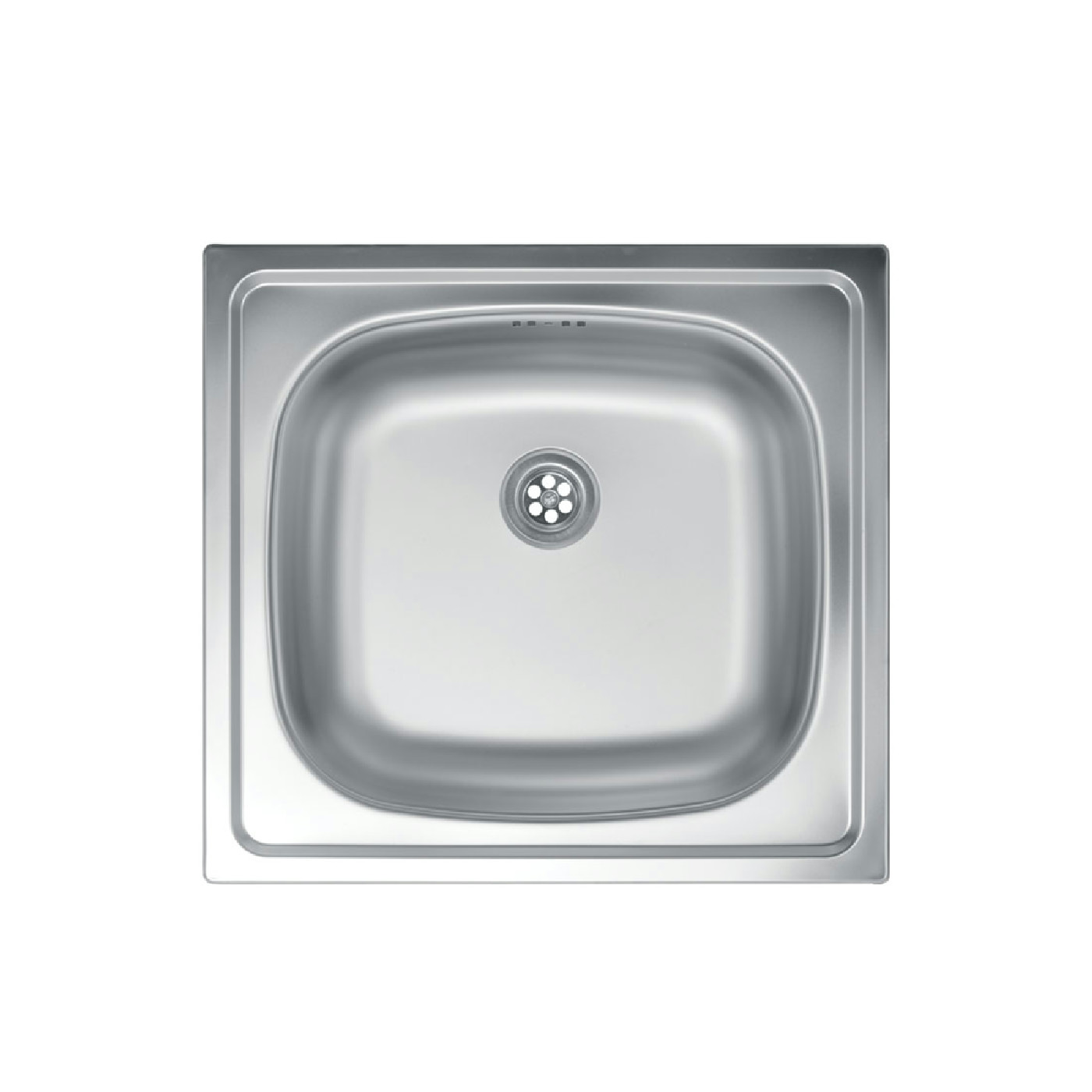 Metalac Quadro 1D inox, fi60-kockica 465x435