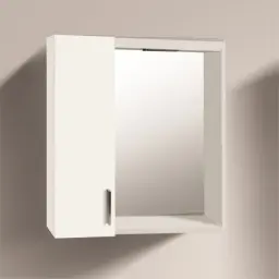 Inter Ceramic Kupatilski ormarić sa ogledalom zidni 60x60x13 pvc bela