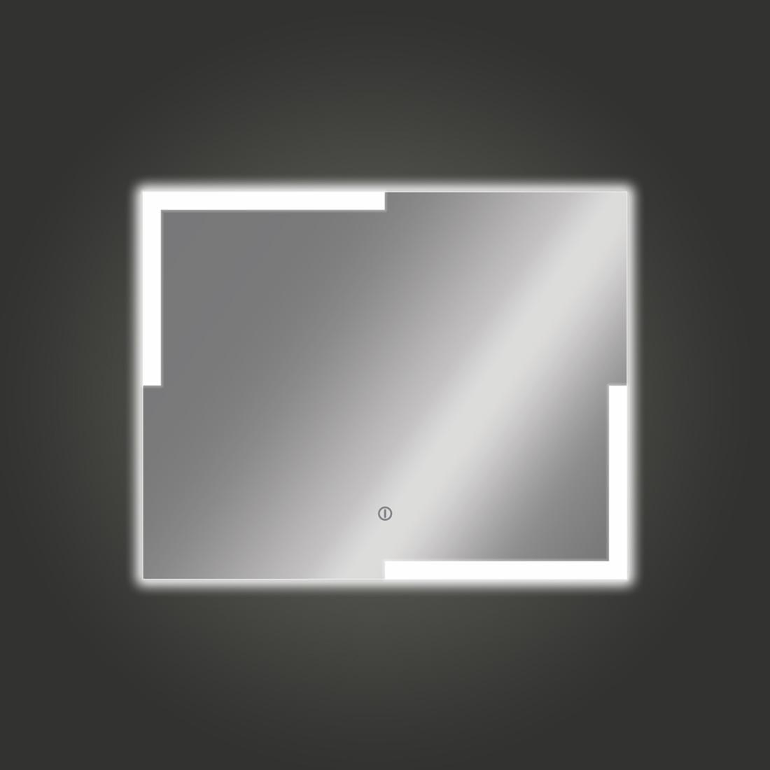 Corner led ogledalo 75×60