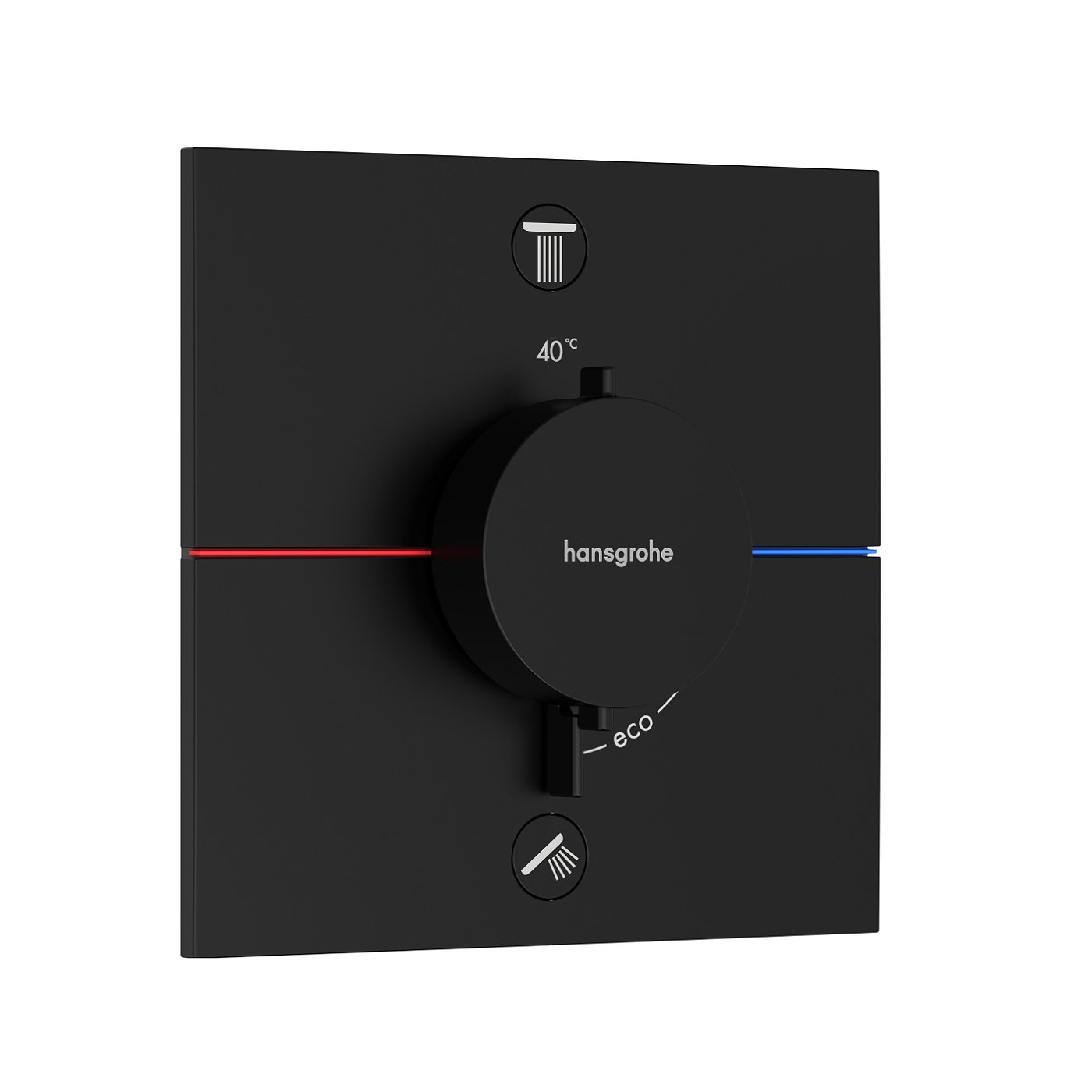 Hansgrohe ShowerSelect Comfort E termostatski mešač sa 2 funkcije matt black 15572670