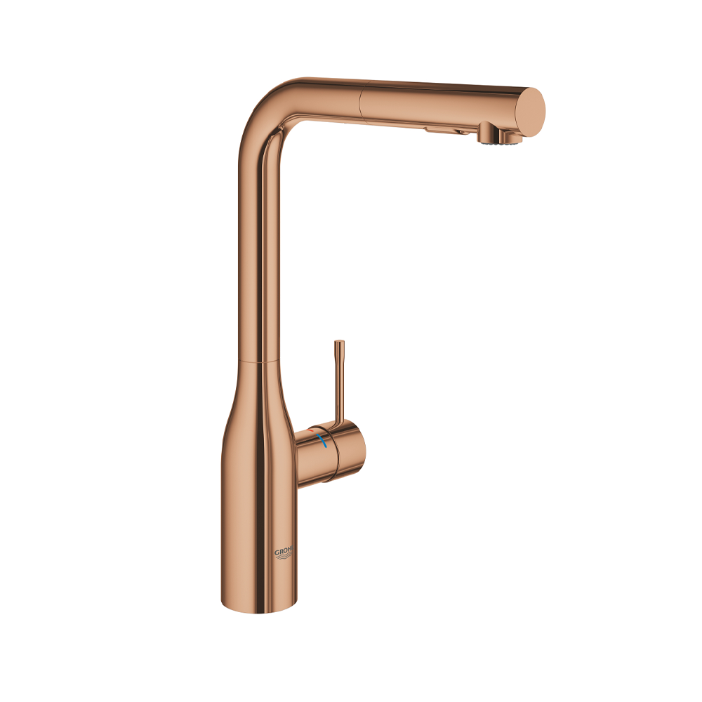 Grohe Essence baterija za sudoperu sa izvlačnim tušem Warm Sunset 30504DA0