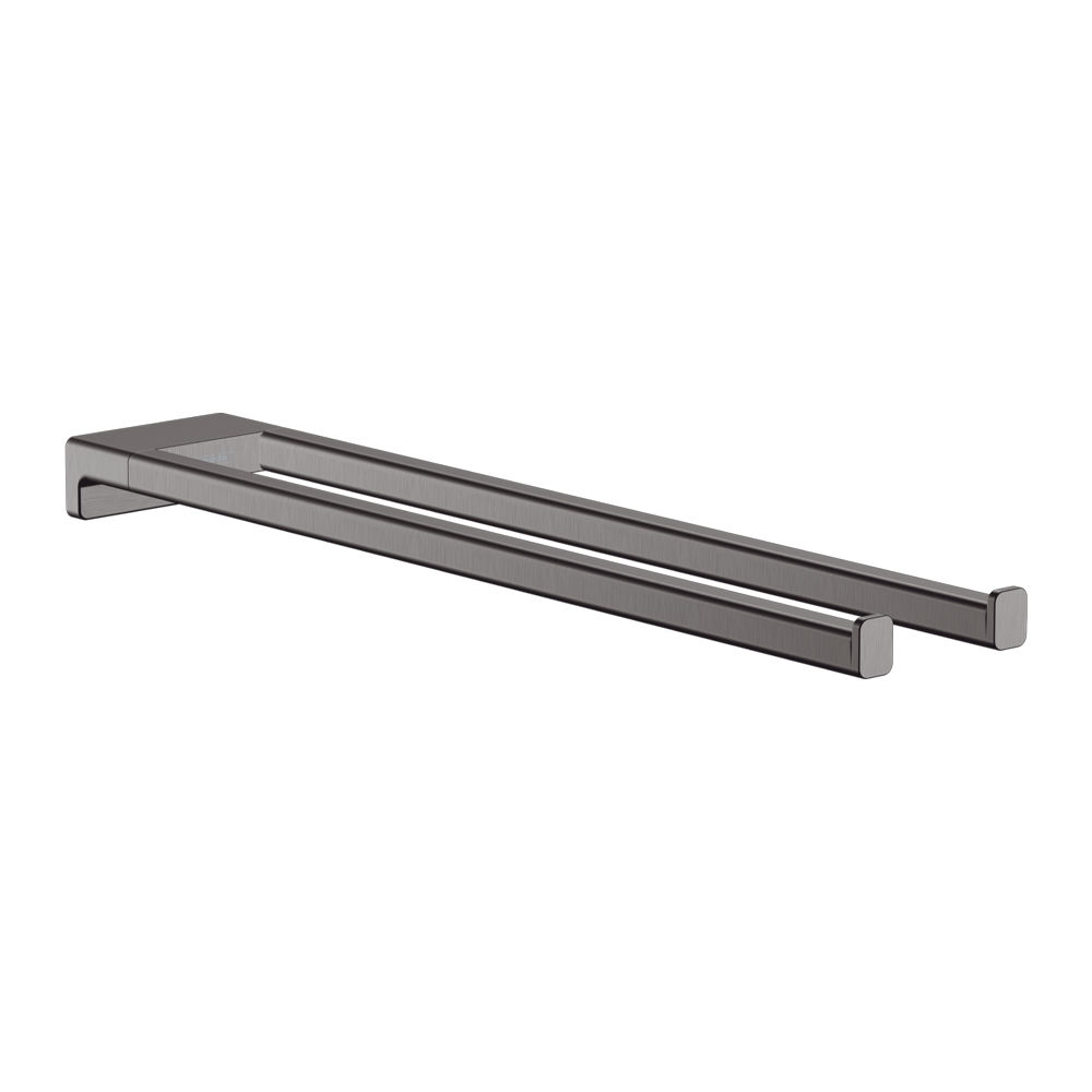 Hansgrohe AddStoris držač za peškire sa dve ručke Brushed Black Chrome 41770340