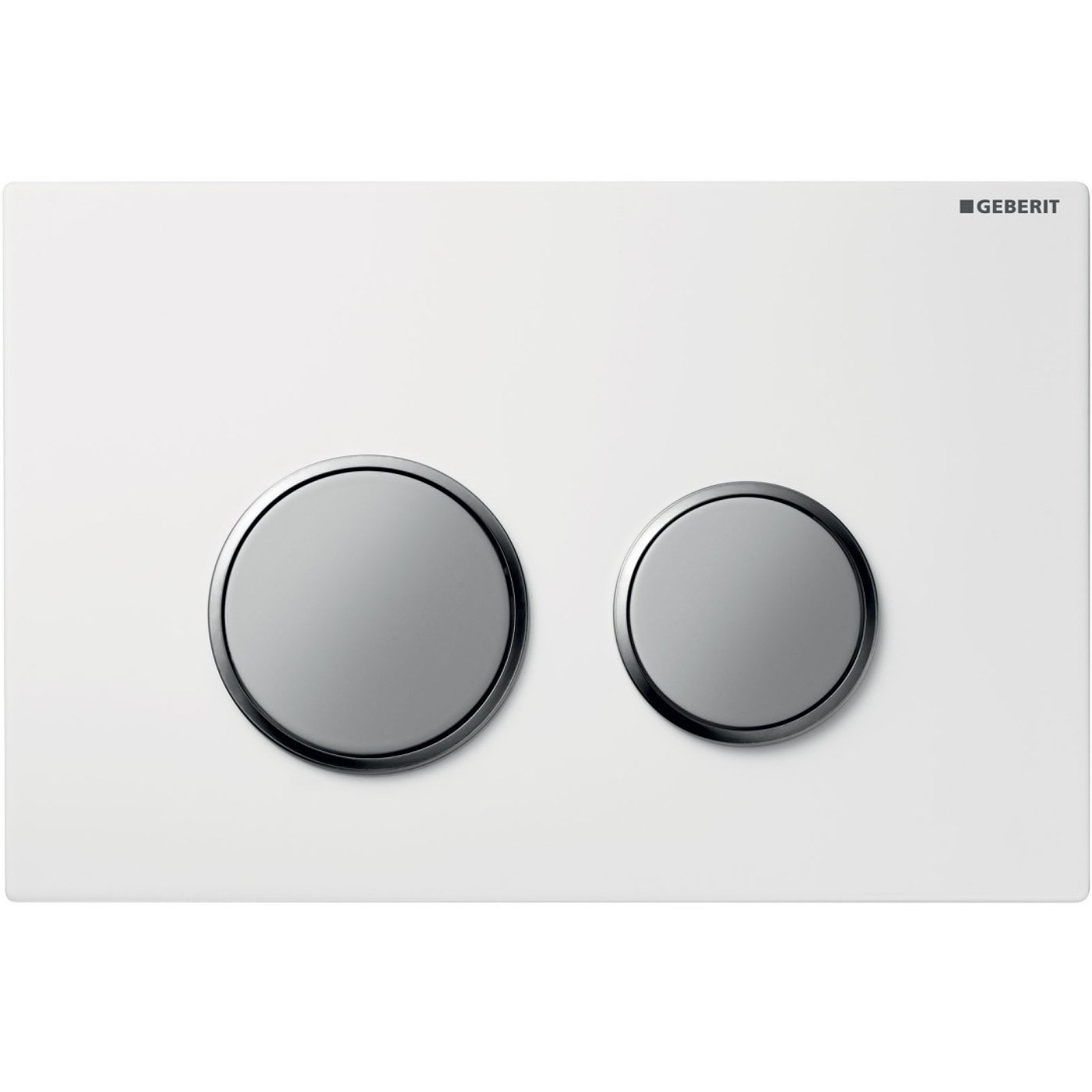 Geberit tipka Sigma20 bela/hrom mat/bela 115.778.KL.1