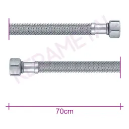Remer Brinoks FX 3/8 3/8 FF x 70 inox
