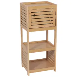 Tendance kupatilski ormarić 1 vrata i 2 POLICE TRINIDAD 365X30X83CM MDF BAMBOO 9902764