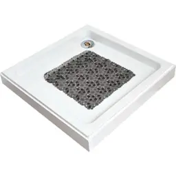 Tendance Guma za kadu 50X50 CM PVC, Siva BUBBLES