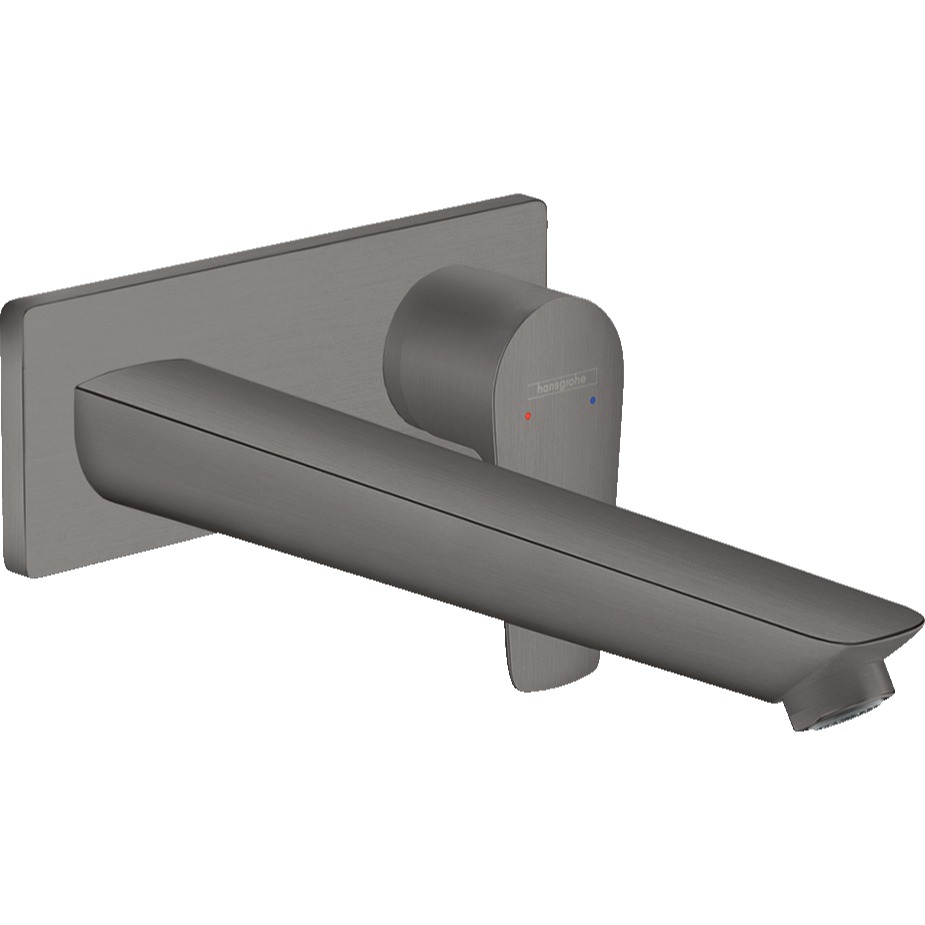 Hansgrohe Talis E zidna za umivaonik boja brusena crna 71734340