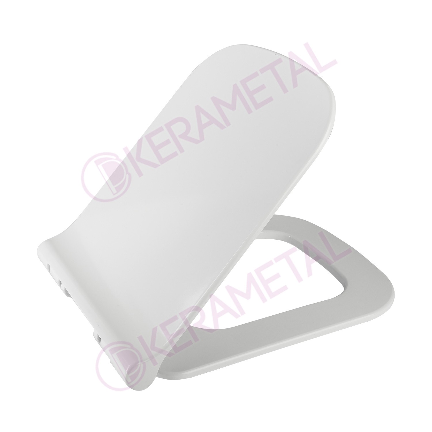 Kerametal WC daska Square TOPFIX PLASTIC