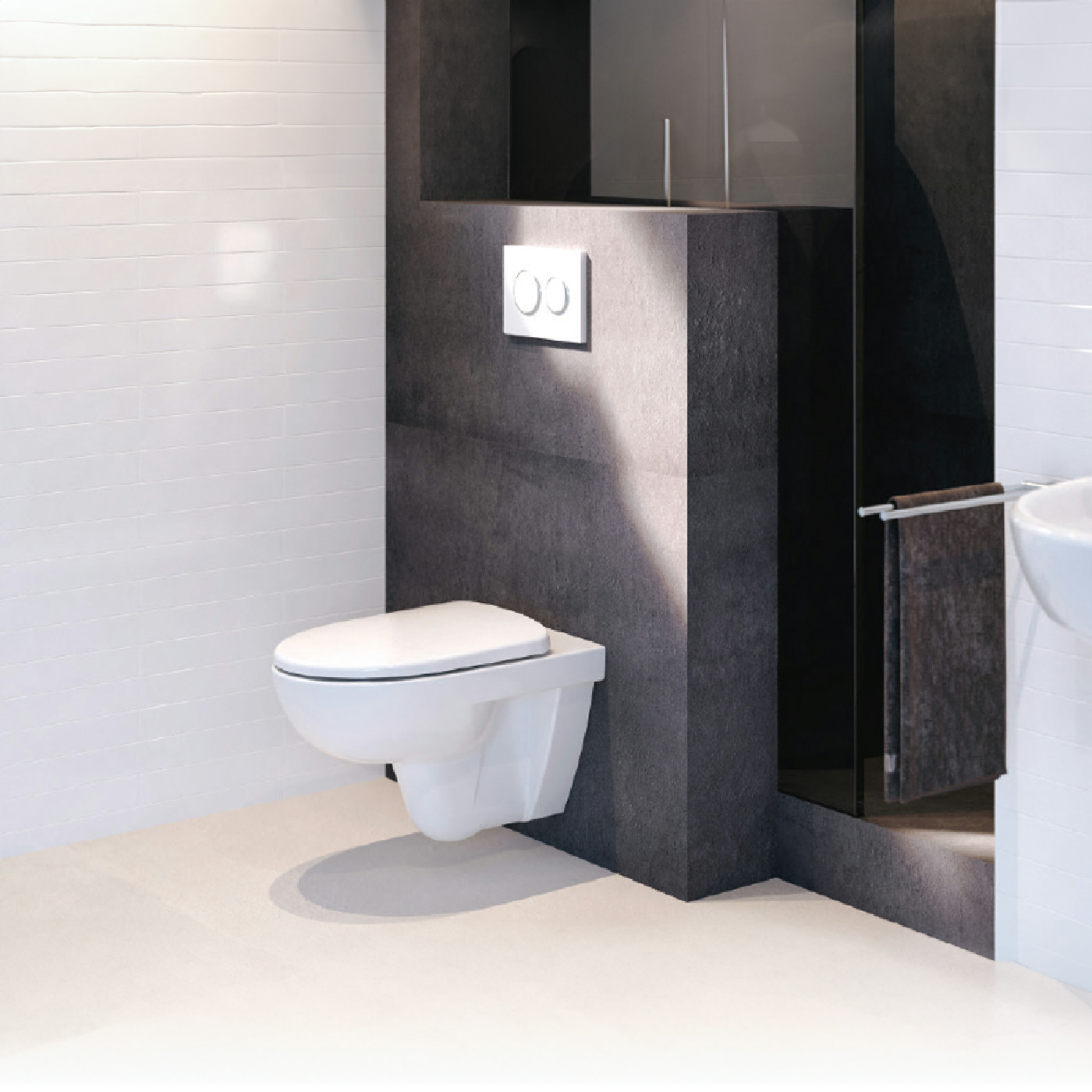 Geberit Selnova SET WC šolja Rimfree sa sc daskom