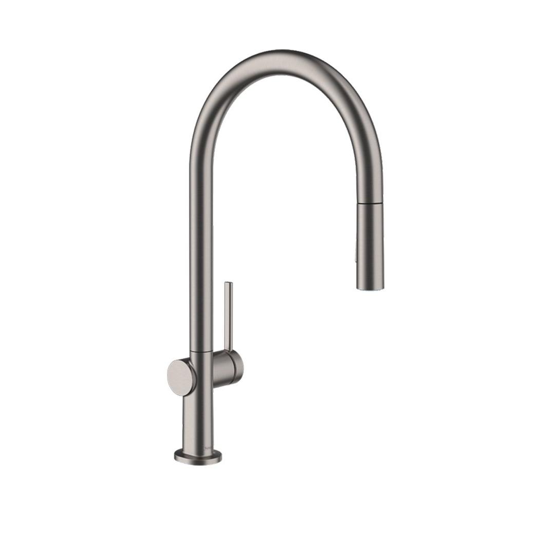 Hansgrohe Talis M54 210 za sudoperu izvlacni tuš 2 jet brushed black chrome 72800340