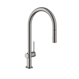 Hansgrohe Talis M54 210 za sudoperu izvlacni tuš 2 jet brushed black chrome 72800340