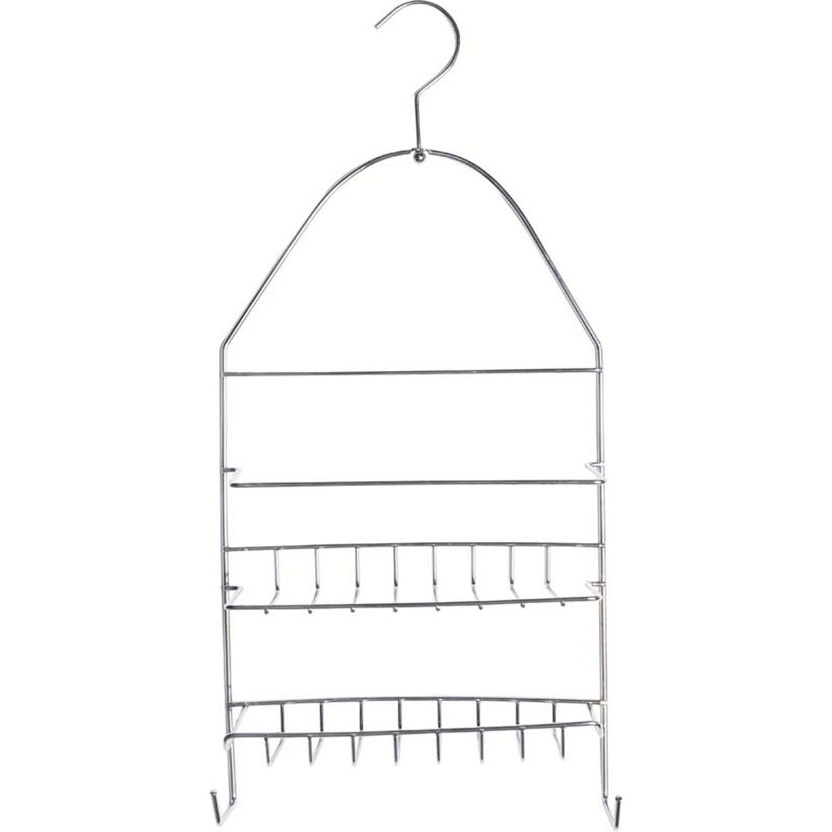 Tendance Dvostruka viseća polica 228X9X46 CM METAL HROM