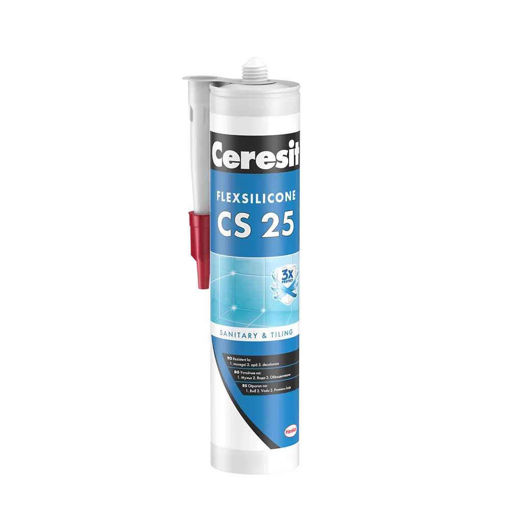 Ceresit CS25 Sanitarni silikon Manhattan 280ml