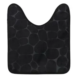 Tendance Tepih oko wc solje pebble 45x50cm memo pena mikrofiber crna