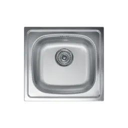 Metalac Quadro Reljefna 1D Inox sudopera fi 90 -kockica 465 x 435 123324
