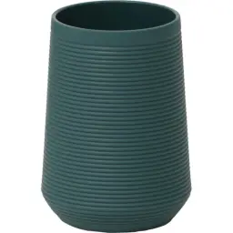 Tendance Čaša za četkice pruge 10,5cm abs tamno zelena