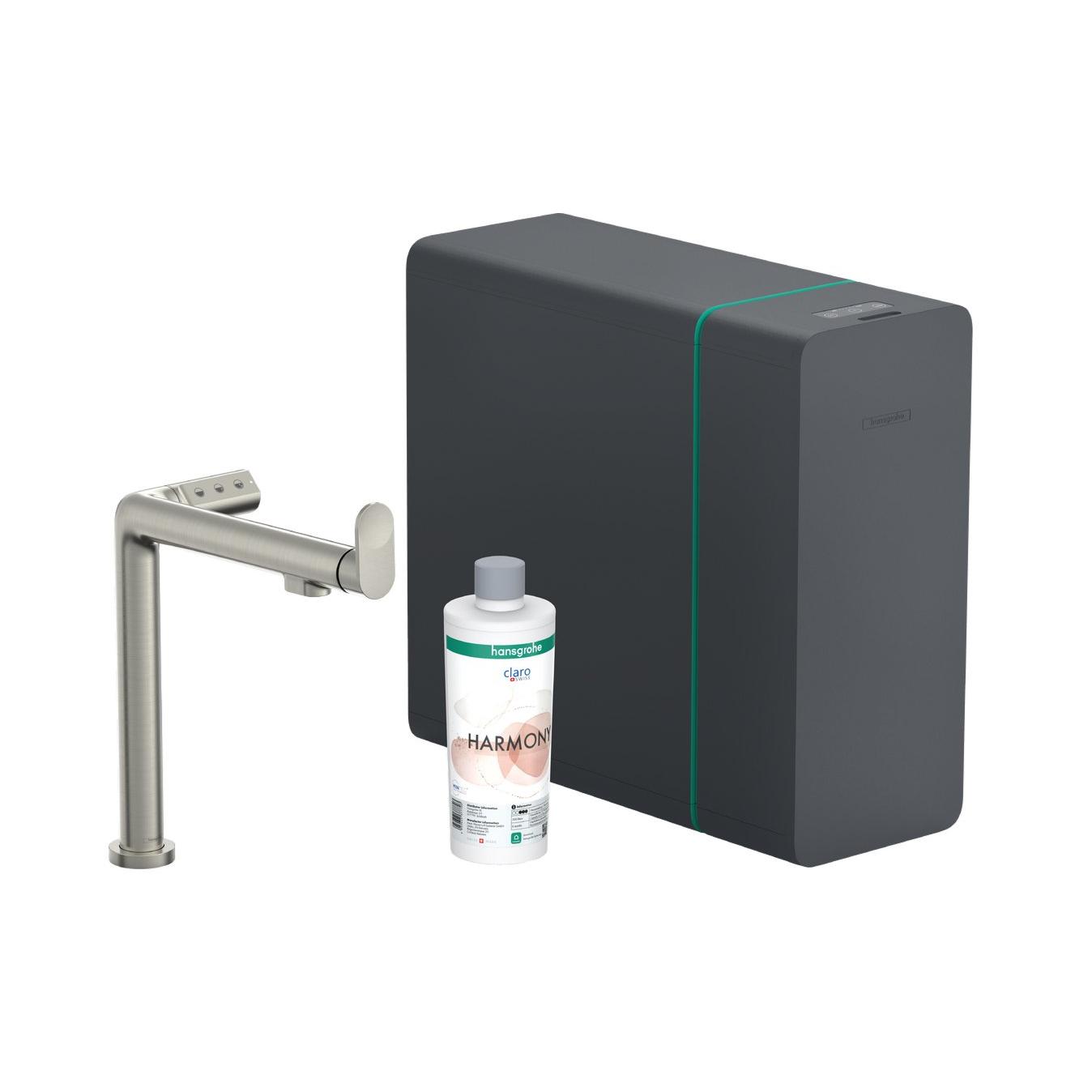 Hansgrohe Aqittura m91 sodasystem 240 za sudoperu za gaziranu vodu sa filterom stainless steel 76837800