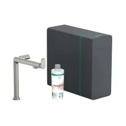 Hansgrohe Aqittura m91 sodasystem 240 za sudoperu za gaziranu vodu sa filterom stainless steel 76837800