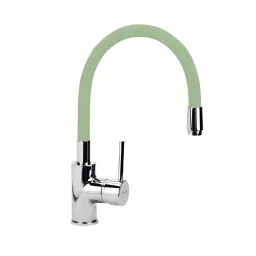 Minotti za sudoperu TUBO sa 3 Cevi gibljiva lula kivi zelena 6139-3KG