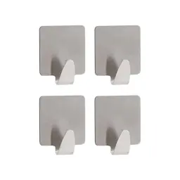 Tendance Set 4 cetvrtaste kukice 3m 2,5 x 1,7 x2,5 metal hrom