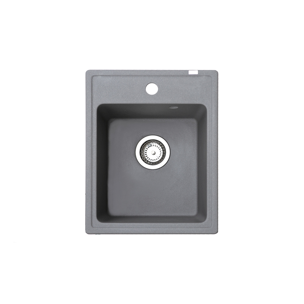 Metalac X Granit Quadro 40 400x500 fi 90 sa sifonom Grafit 372983