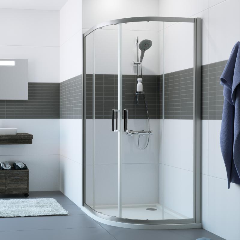 Huppe Classics 2 Tuš kabina 90x90 Polukružna Silver mat H=1900