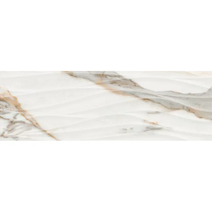 Pamesa CALACATA gold relieve lacio brillo 30x90 NH1 44 (Z)