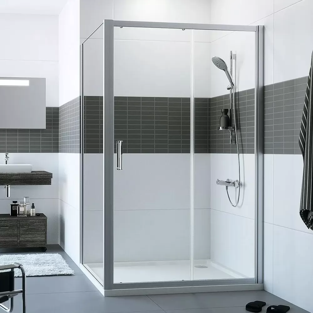 Huppe Classics 2 Bocni Panel Od 90 Prozirno Antiplak, Silver H=1.9M C20505.069.322