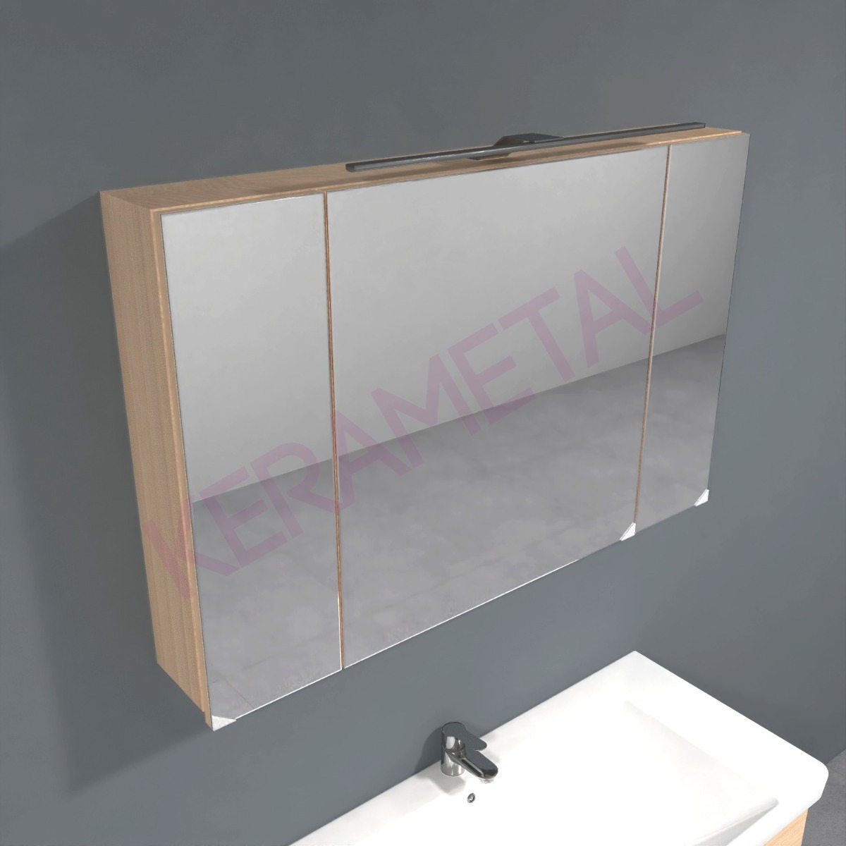 Kolpa ormarić Oxana TOO 100cm Acacia light LED SW S 508290