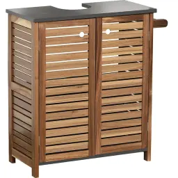 Tendance Acacia kupatilski ormarić sa 2 VRATA policom I DRŽAČEM PEŠKIRA 60X30X70CM MDF