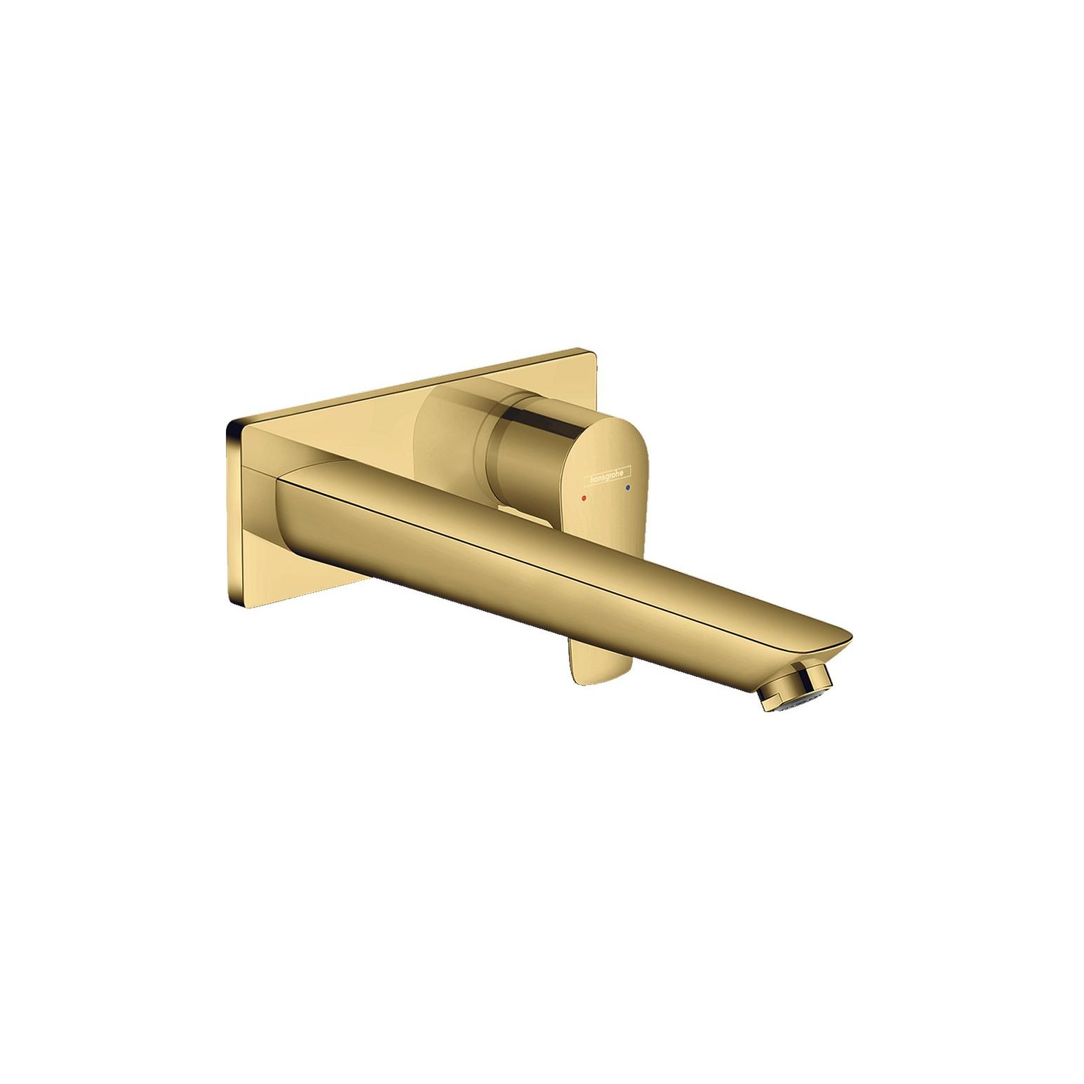 Hansgrohe Talis E zidna za umivaonik 225mm izliv polished gold optic 71734990