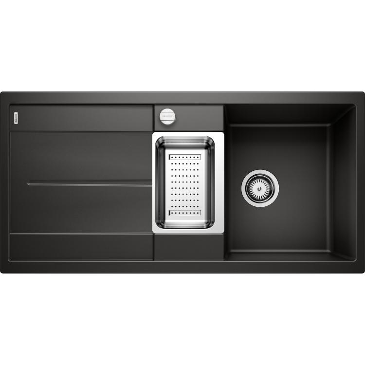 Blanco METRA 6 S (sa podizačem čepom i priborom) Crna silgranit 525926