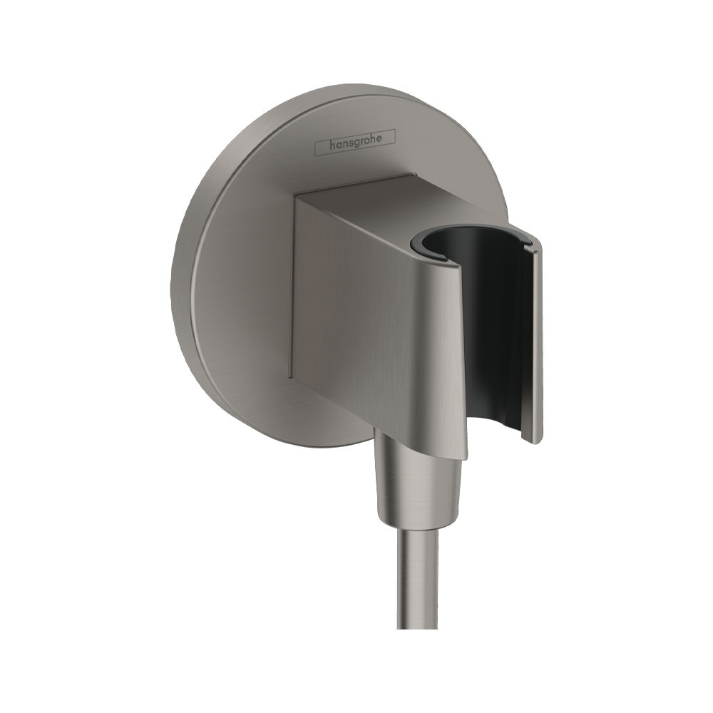 Hansgrohe Fixfit S priključak za tuš crevo sa držačem za tuš Brushed Black Chrome 26888340