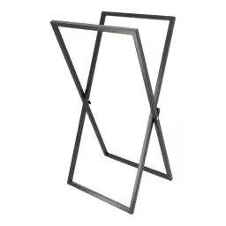 Tendance Držač peškira sklopive konstrukcije 85x45x37cm metal crna