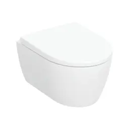 Geberit iCon set konzolna WC šolja, smanjena dubina, skriveno kačenje, Rimfree, sa WC daskom 502.381.00.1