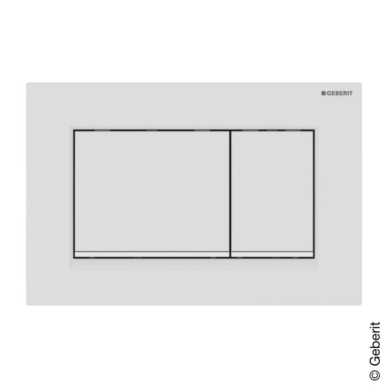 Geberit tipka Sigma 30 Bela/mat/lakirana 115.883.01.1