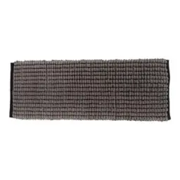 Tendance Tepih za kupatilo 45x120 cm pamuk/poliester siva/crna
