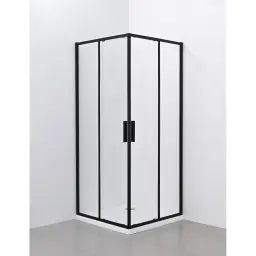 NOKS Paravan 5006B providno staklo 90x90x195 Black