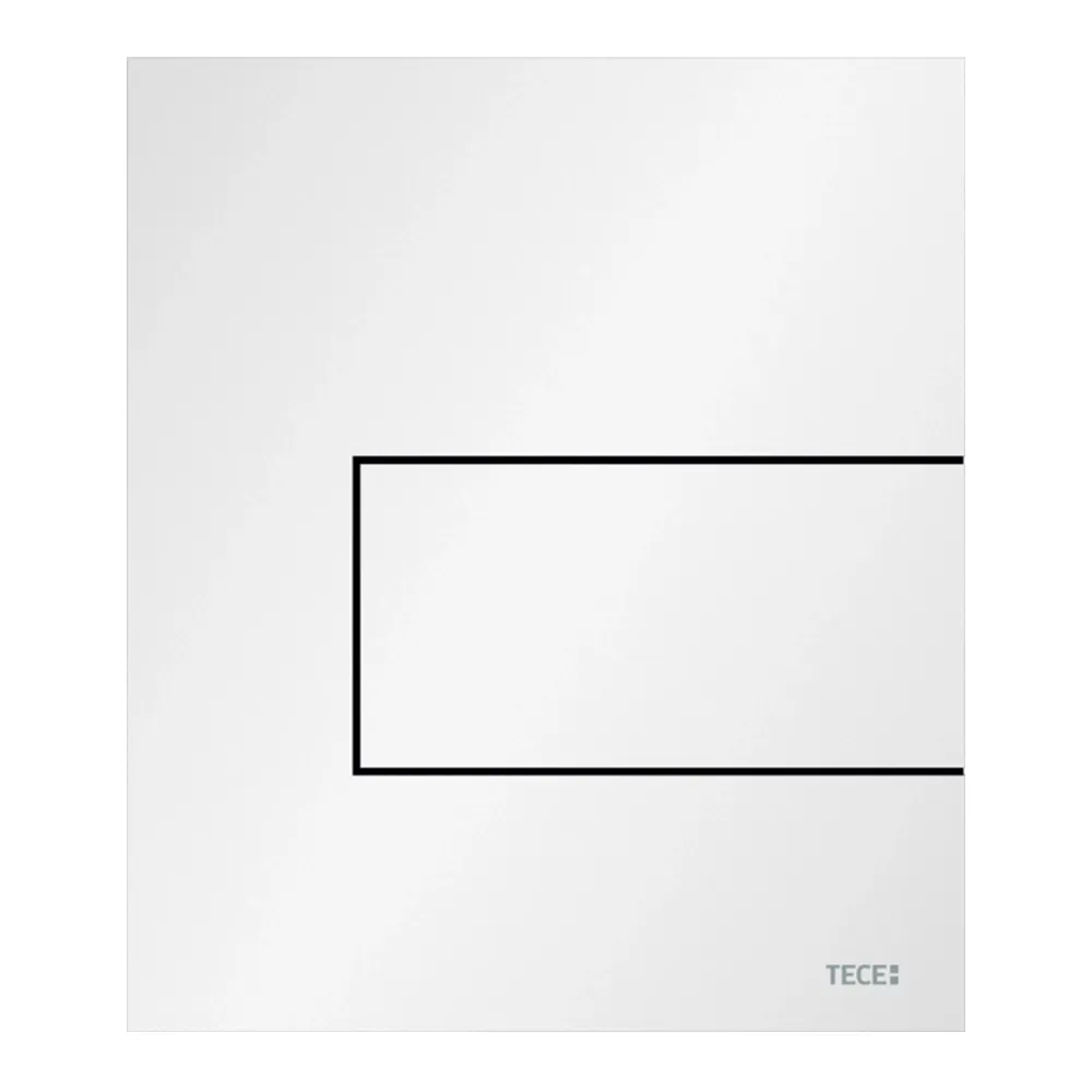 Tece Square tipka za pisoar metal bela mat 9242814