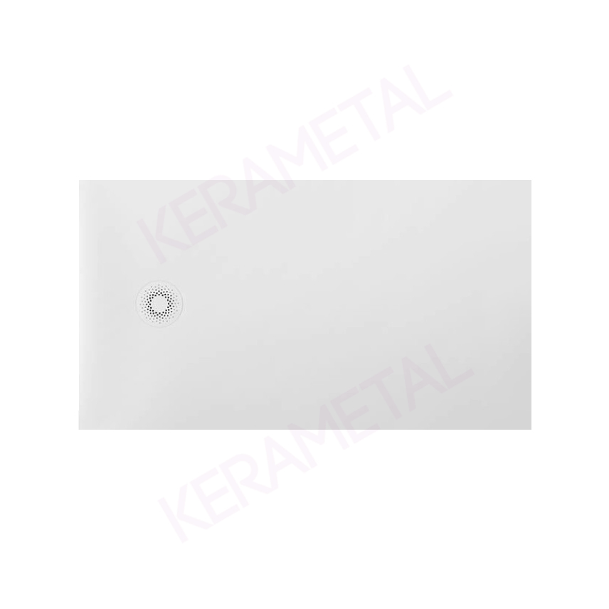 Kolpa Tuš kada Hopp 140x100 - Liveni mermer Bela 575310