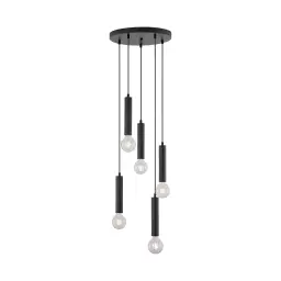 Braytron Visilica 5-Glava E27 Crni BV04-00054