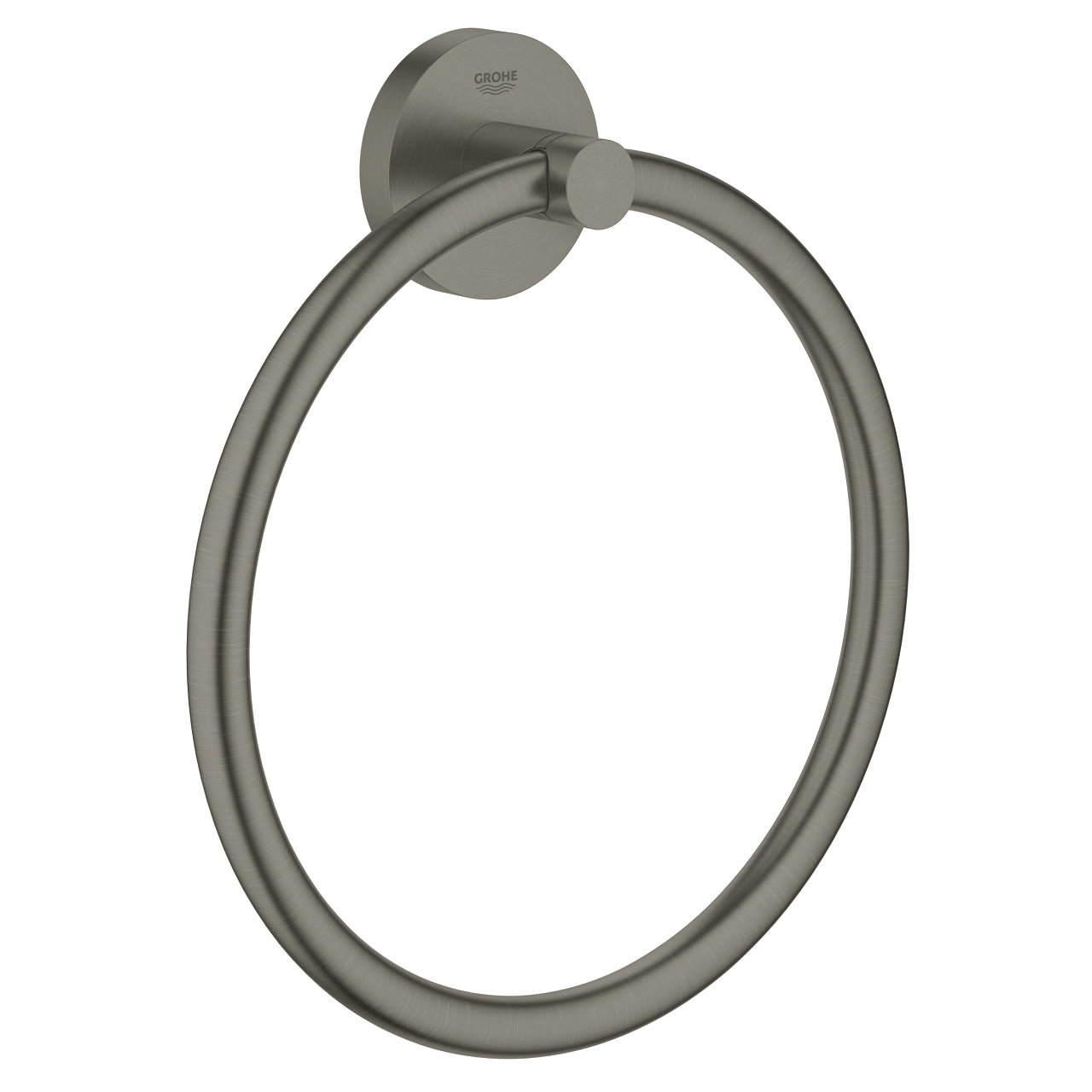 Grohe Essentials okrugli Držač peškira Brushed Hard Graphite 40365AL1