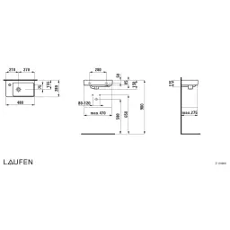 Laufen PRO S umivaonik 48X28 8.1595.5.000.104.1
