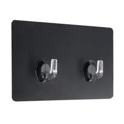 Tendance Kukica dvostruka samolepljiva 8 x 2 x 14,5 ps/pvc crna