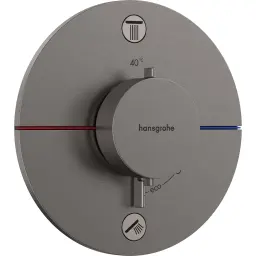 Hansgrohe ShowerSelect Comfort E mešač termostatski za skrivenu ugradnju 2 funkcije Brushed Black Chrome 15554340